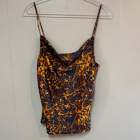 Wayf Wild Pattern Cowl Neck Camisole - Picture 1 of 4